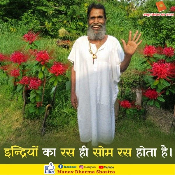 इंद्रियों का रस ही सोमरस होता है। 
