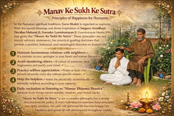 Principles of Happiness for Humanity (Manav Ke Sukh Ke Sutra)